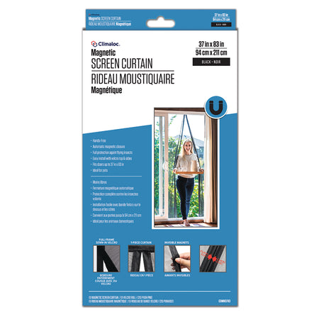 Magnetic Screen Curtain 37 in. x 83 in. Default Title In Package
