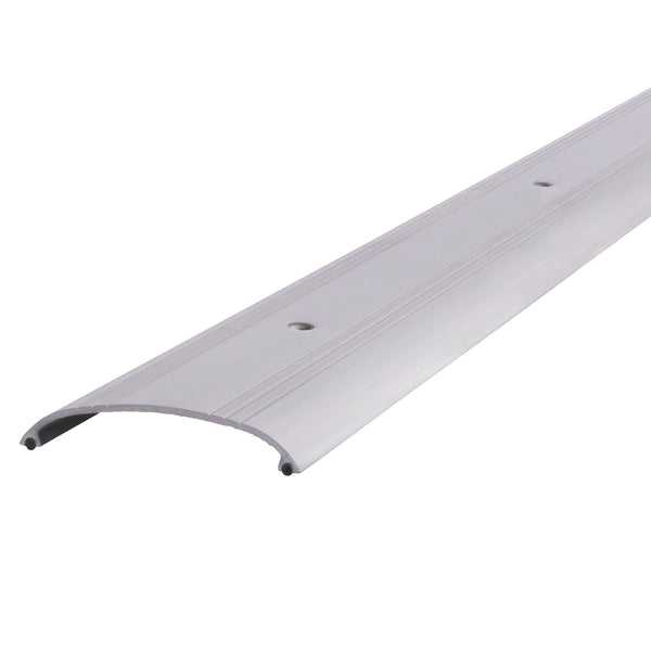 3-1/2 in. x 5/8 in. x 36 in. Silver Aluminum Commercial Dome Top