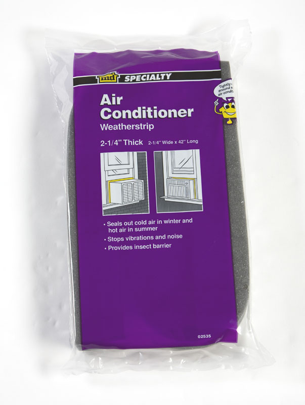 Air Conditioner Weatherstrip - Open Cell - 2-1/4" X 2-1/4" X 42" by M-D Building Products - MDBuildingProducts.com