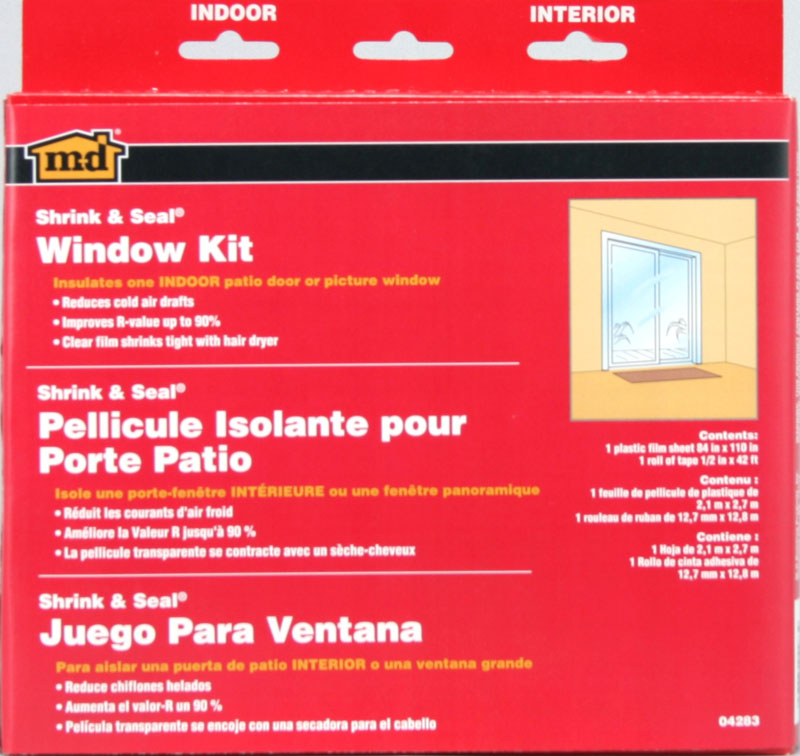 84" X 110" Shrink & Seal® Window Kit (Patio Door) by M-D Building Products - MDBuildingProducts.com