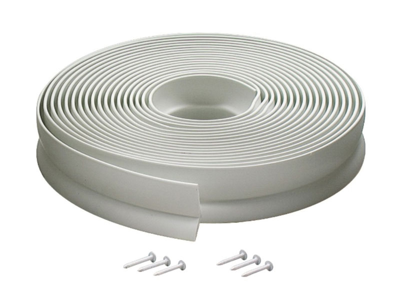 GARAGE DOOR SEAL F/TOP&SIDES 30' WHT P0054 by M-D Building Products - MDBuildingProducts.com