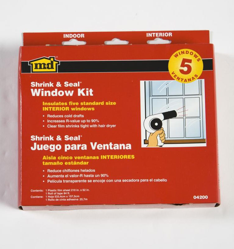 SHRINK & SEAL KIT 62"X210" 5 WINDOW by M-D Building Products - MDBuildingProducts.com