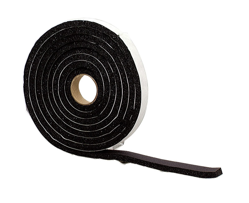 High Density Sponge Rubber Tape - 3/8" X 1-1/4" X 10' by M-D Building Products - MDBuildingProducts.com