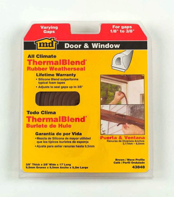 THERMALBLEND WEATHERSEAL 17' BRN by M-D Building Products - MDBuildingProducts.com