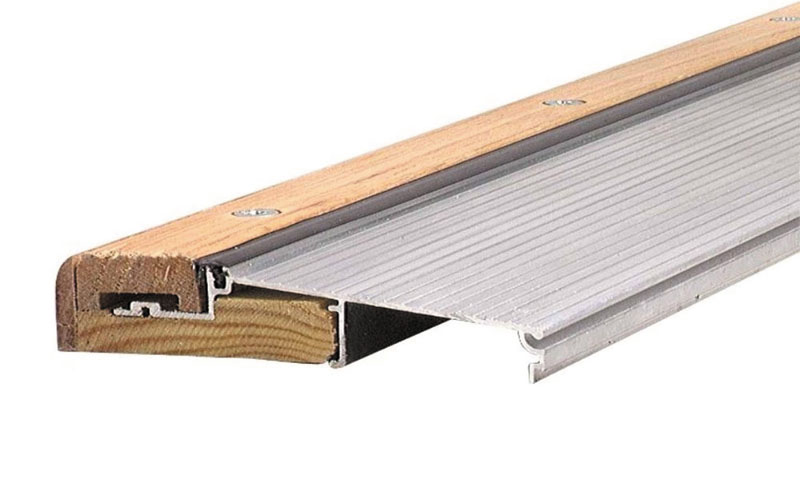 TH394 Adjustable Aluminum & Hardwood Sill Inswing - 1-1/8" x 5-5/8" - 36" by M-D Building Products - MDBuildingProducts.com
