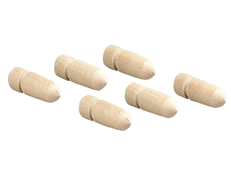 Wooden Pegs for Carpet Metal - 1-1/4" X 3/8" diameter (12/pkg) by M-D Building Products - MDBuildingProducts.com