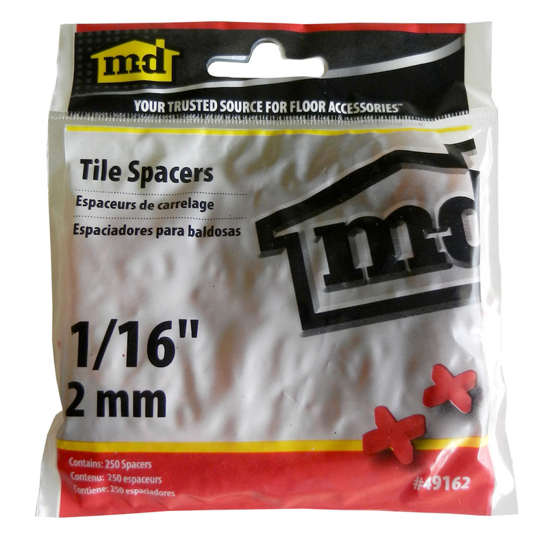 1/16 Tile Spacers (250/Bag) by M-D Building Products - MDBuildingProducts.com