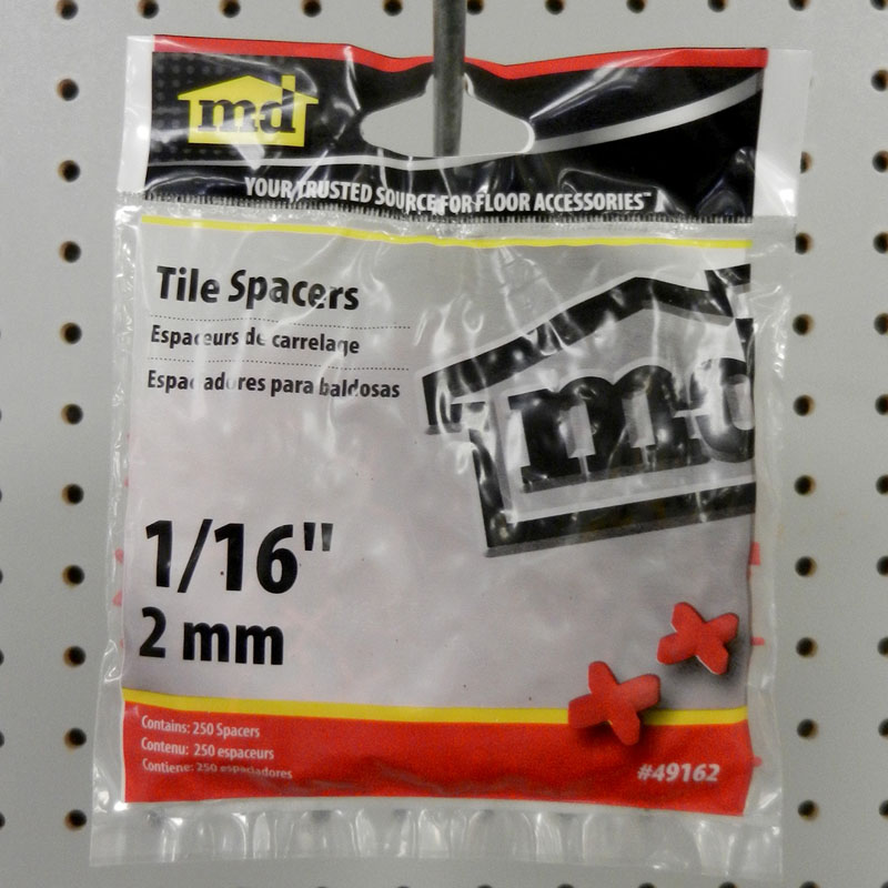 1/16 Tile Spacers (250/Bag) by M-D Building Products - MDBuildingProducts.com