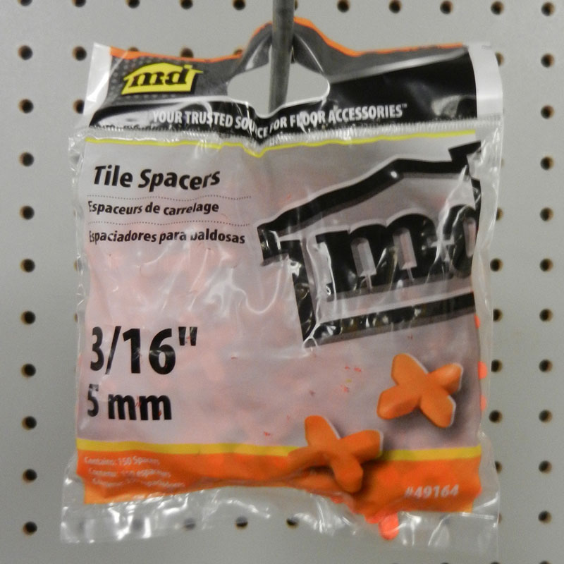 3/16" Tile Spacers (150/Bag) by M-D Building Products - MDBuildingProducts.com