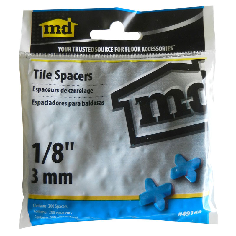 M-D Building Products 49168 Tile Spacers 200/Bag 1/8"